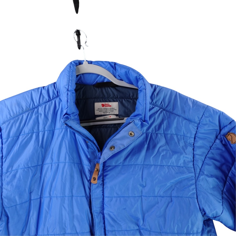 Fjallraven Keb Loft Jacket Mens M Blue G-Loft Supreme Quilted Puffer 81386